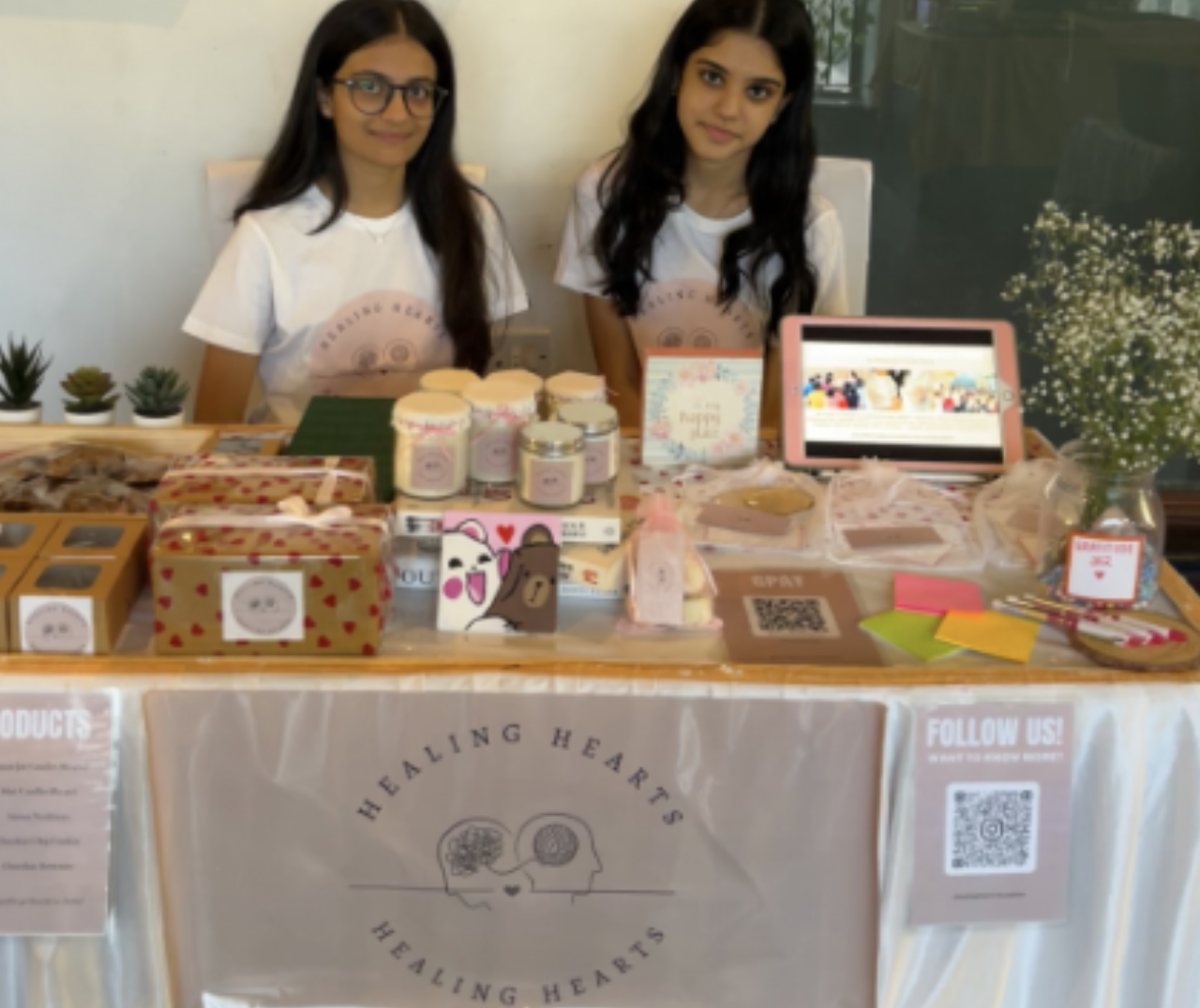 Healing Hearts stall at the Unveiled Exhibition