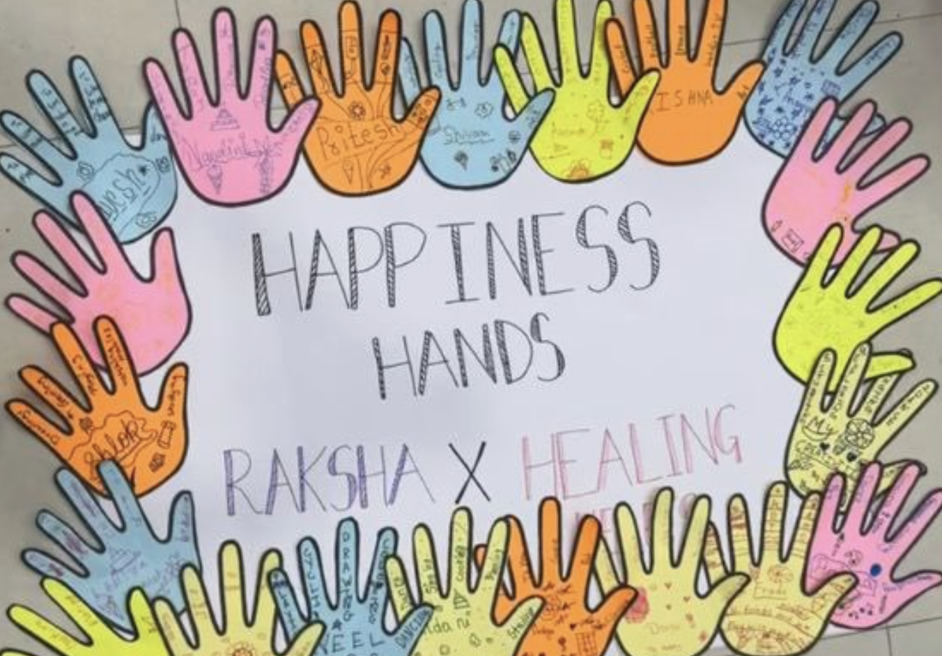 Healing Hearts workshop at Raksha NGO